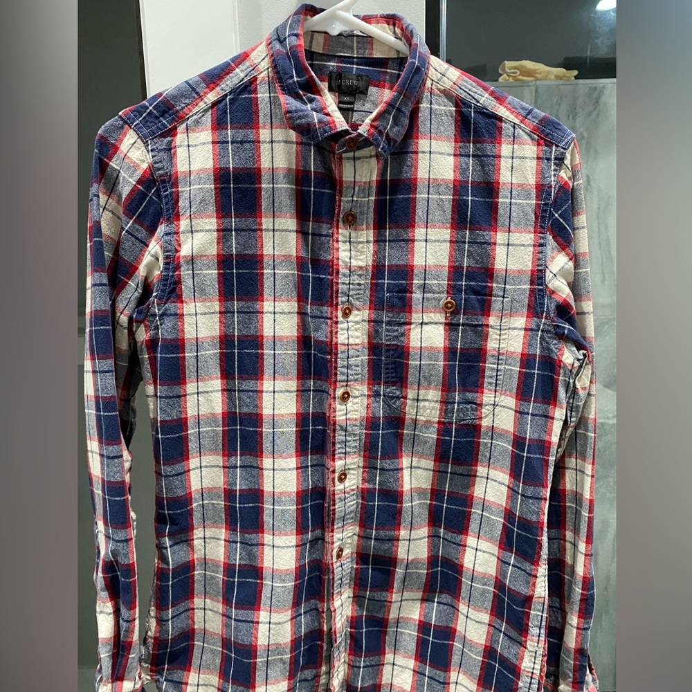 4 used J. Crew XS long sleeve shirts - make offer